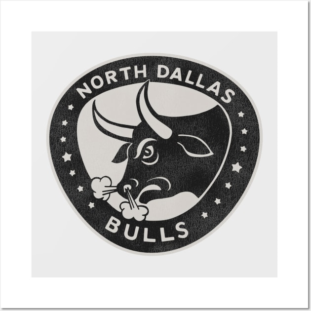 North Dallas Bulls Wall Art by darklordpug